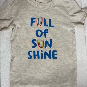 Cat & Jack Beige 'Full of Sunshine' T-Shirt